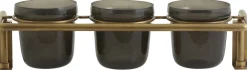 Nordal Hylder > Fidra Opbevaringshylde 42 cm, Sort/Messing