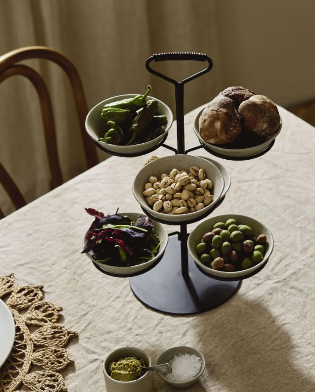 Clearance Primula Serveringsstativ H, Sort Spisestue|Fade
