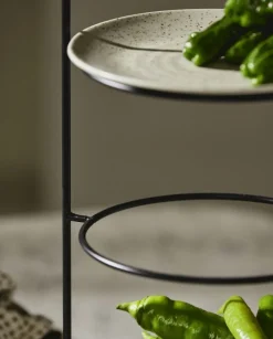 New Nordal Primula Serveringsstativ H, Sort