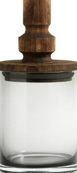Nordal Salvie Opbevaringsglas , Glas/Træ