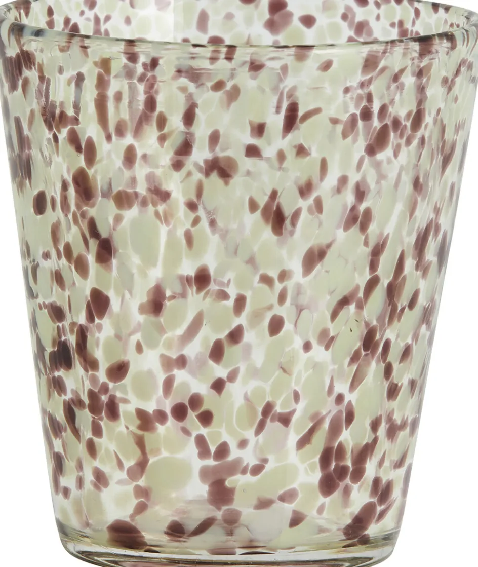 Hot Nordal Tepin Drikkeglas 25 cl, Brun/Grøn