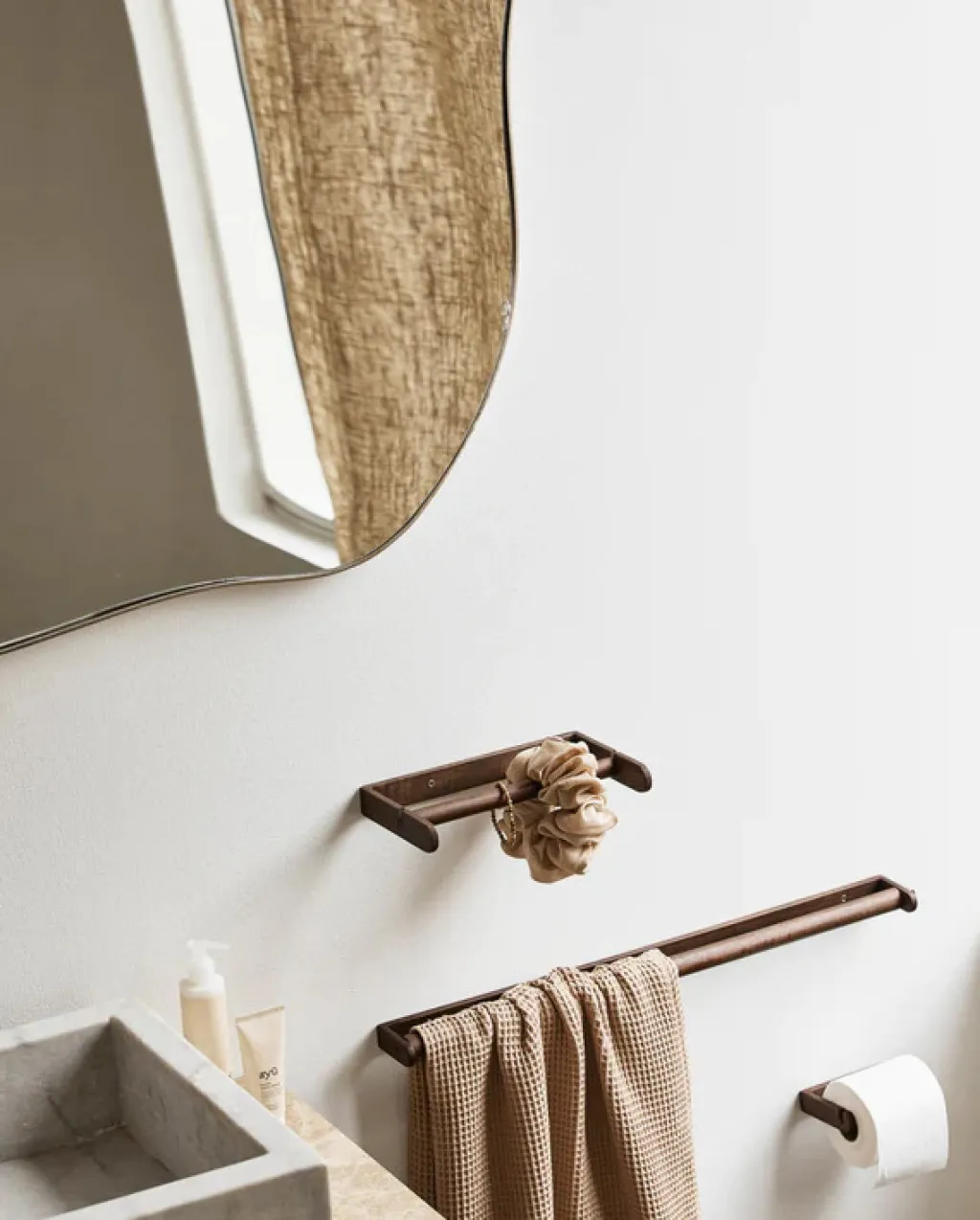 Zaton Toiletrulleholder, Akacietræ Badeværelse
