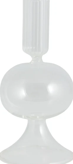 Clearance Eriska Lysestage H, Klar Lysestager