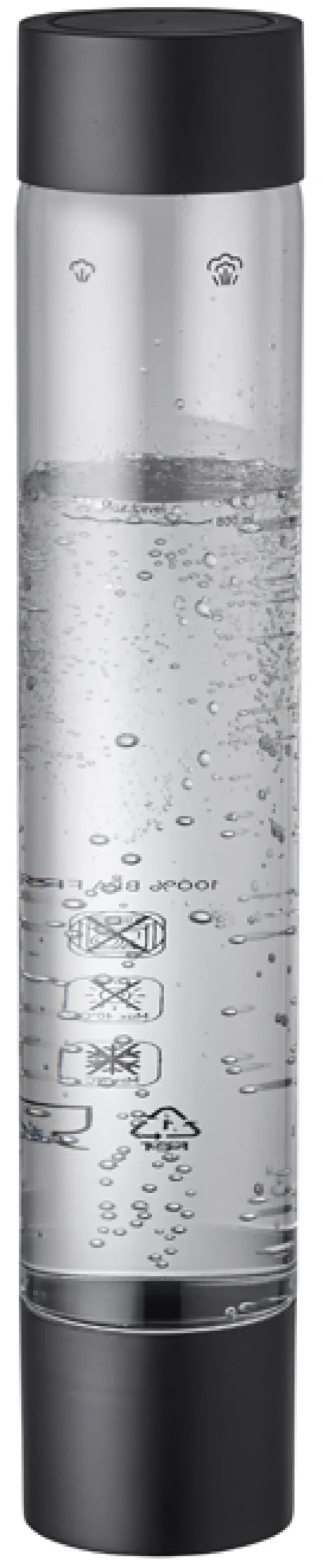 Hot Nordic Sense Flaske til Sodavandsmaskine 800 ml, Sort