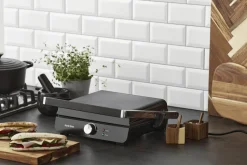 Nordic Sense Brødristere Og Bordgrill > Panini-/Bordgrill 2000W, Sort