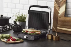 Online Paninigrill 2000W, Sort Brødristere Og Bordgrill