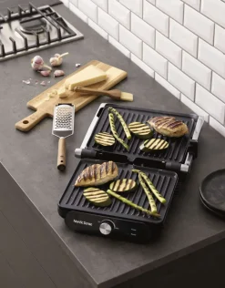 Online Paninigrill 2000W, Sort Brødristere Og Bordgrill