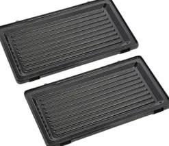 Discount Paniniplader 2 stk, Sort Brødristere Og Bordgrill