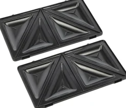 Nordic Sense Brødristere Og Bordgrill > Toastplader 2 stk, Sort