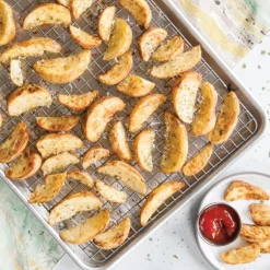 Hot Nordic Ware Naturals Bageplade m. Ovnsikker Grillrist