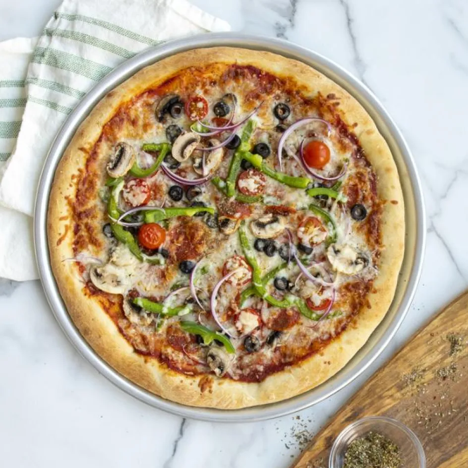 Outlet Nordic Ware Naturals Pizzatallerken 38 cm, Aluminium