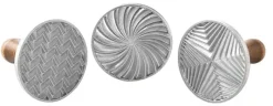 Småkagestempel 3 stk. Ø9,8 cm, Bageredskaber|Bageforme