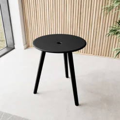 Discount Novoform DiVolo Taburet H45 cm, Sortbejdset Eg