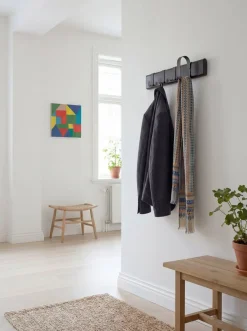 Outlet Novoform Fluke Knagerække , Sort Eg