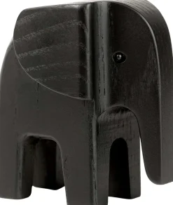 Outlet Elefant, Sortbejdset Eg Træfigurer Og Figurer