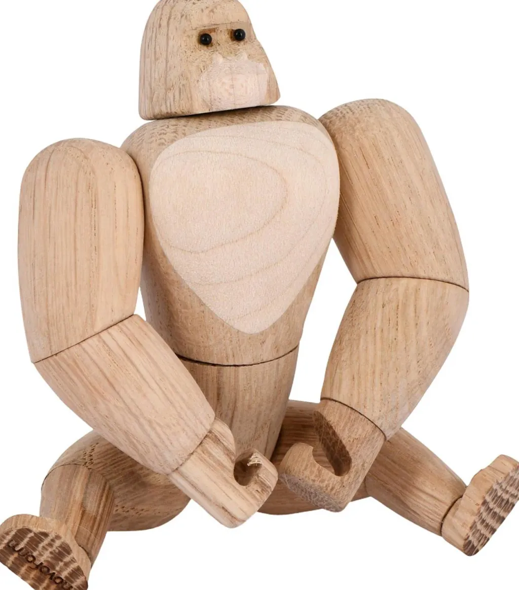 Hot Gorilla Mini, Eg/Ahorn Træfigurer Og Figurer