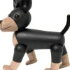 Novoform Træfigurer Og Figurer > Hund Charlie, Natur/Sort Eg