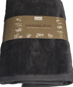 Outlet OMHU Håndklæde , Mørk Grå