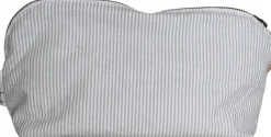 Discount OMHU Mini Strib Makeuppung 24x15 cm, Lys Grå