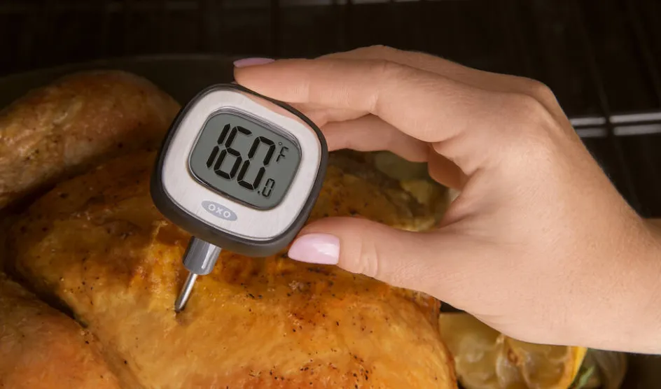 Hot OXO Digital Instant Stegetermometer, Hvid
