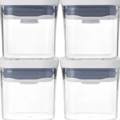 Hot OXO Good Grips Mini POP Opbevaringsbøtte 4 stk. 0,2 L, Transparent Hvid
