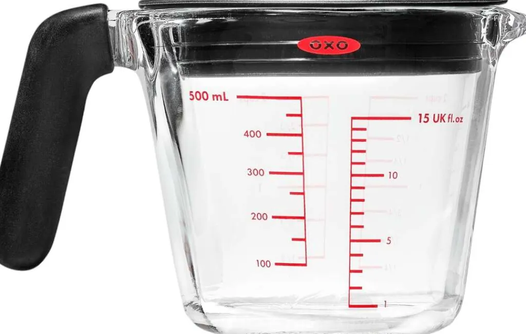 OXO Tilberedning > Good Grips Målbeholder m. Låg 0,50 L, Klar