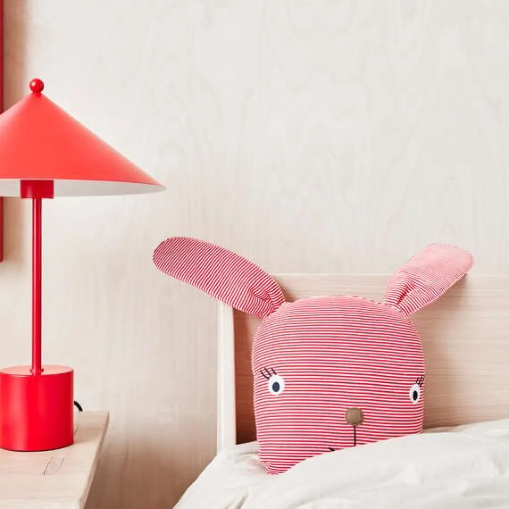 Discount Kasa Bordlampe H50 cm, Cherry Red Bordlamper
