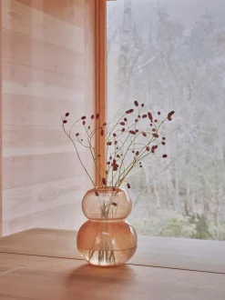 Discount OYOY Lasi Vase H, Taupe