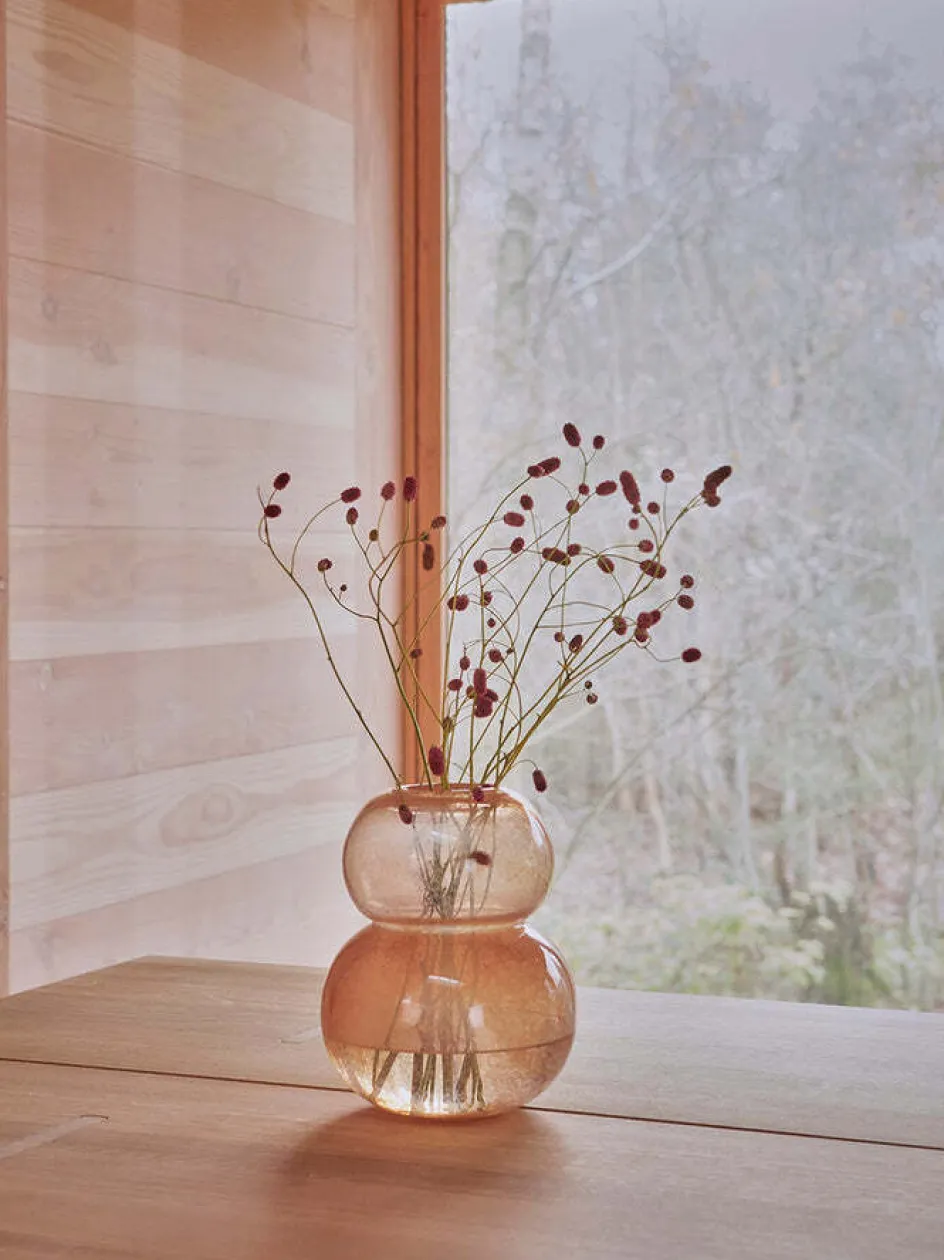 Discount OYOY Lasi Vase H, Taupe