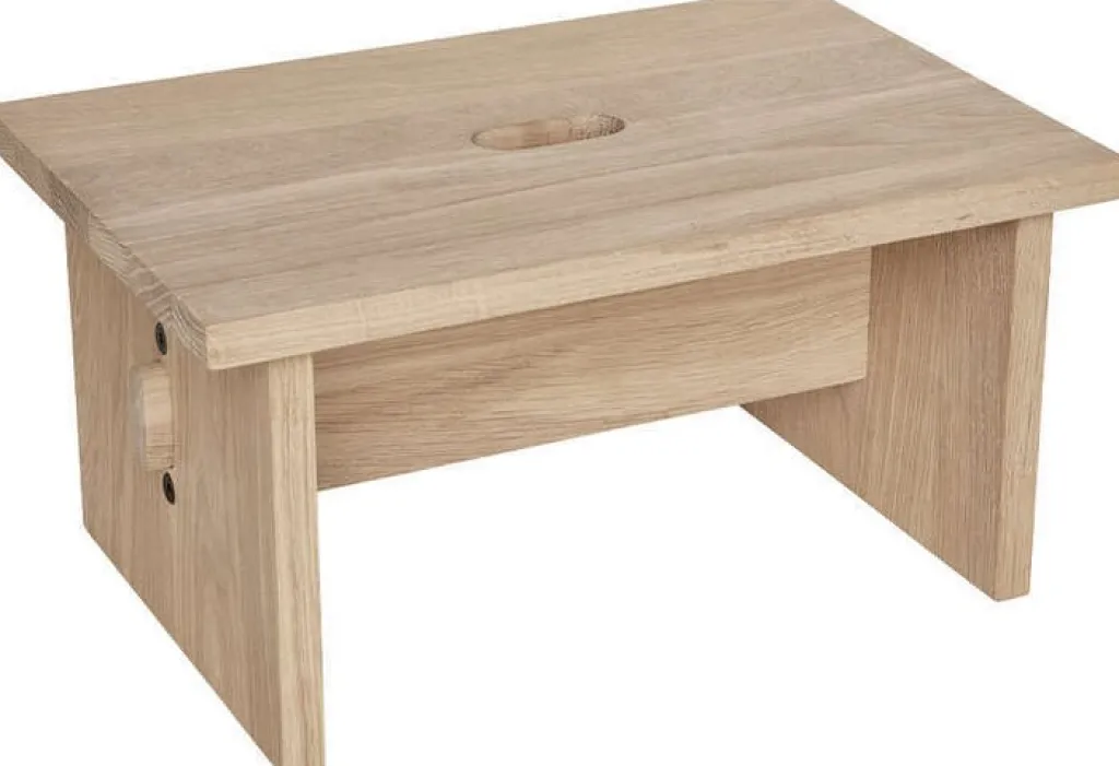 Børn OYOY Mini Stole|Møbler Til Børneværelset > Arca Skammel H18 cm, Eg