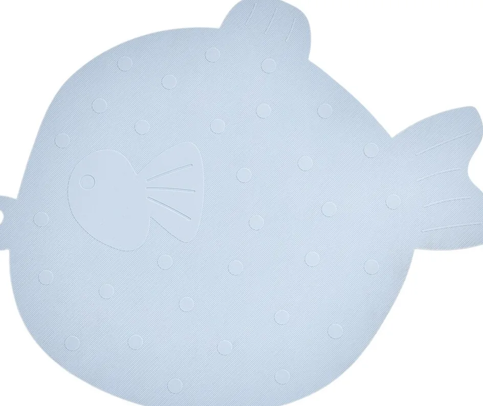 OYOY Mini Bademåtte Lille Finn 42,5x52 cm, Ice Blue