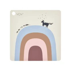 Discount Dækkeserviet Follow The Rainbow 38x38 cm, Beige Dækkeservietter