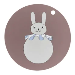 Outlet Dækkeserviet Pompom Kanin Ø39 cm, Clay Dækkeservietter