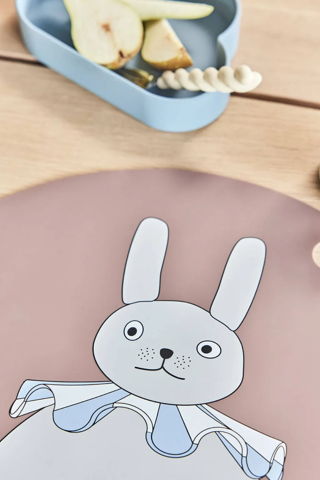 Outlet Dækkeserviet Pompom Kanin Ø39 cm, Clay Dækkeservietter