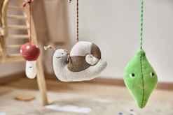 Børn OYOY Mini Musikuroer Og Aktivitetsophæng|Børneværelse > Forest Play Gym Legetøj 3 stk. H9 cm, Brun/Grøn/Rød