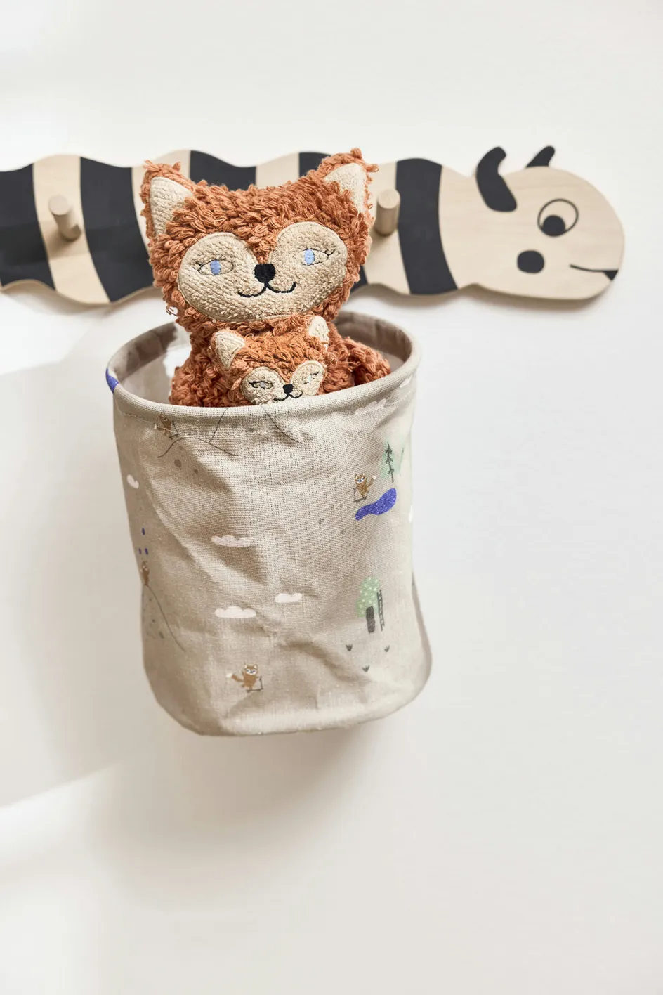 Clearance OYOY Mini Frida & Baby Felix Fox 31 cm, Caramel