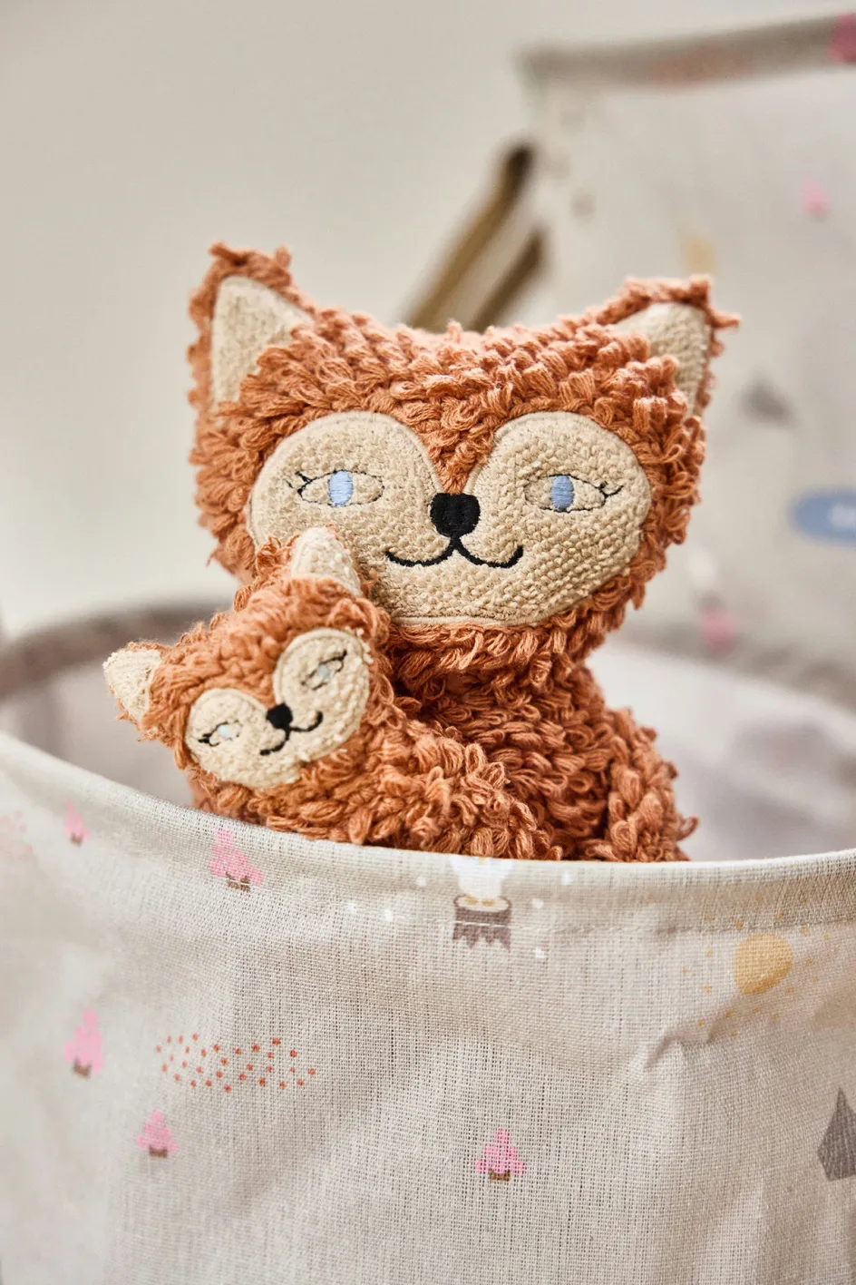 Clearance OYOY Mini Frida & Baby Felix Fox 31 cm, Caramel