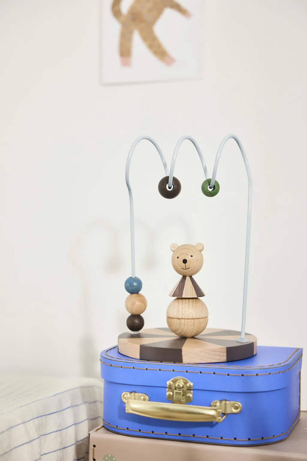 Sale Friends in the Forest Kuffert 2 stk. H8,5 cm, Beige/Blå Børn Opbevaring Til Børneværelset|Børneværelse