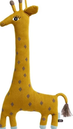 Børn OYOY Mini Tøjdyr Og Nusseklude > Giraffen Noah 64 cm, Curry