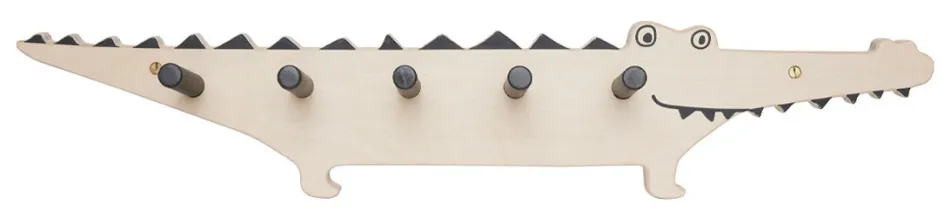 Clearance OYOY Mini Knagerække Krokodille 60 cm, Krydsfiner