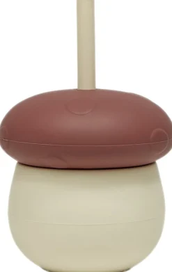 Hot OYOY Mini Kop Mushroom 22 cl, Offwhite/Rød