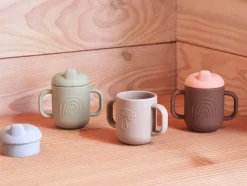 Sale OYOY Mini Låg til Kappu- og Mellow-kop 2 stk Ø6,5 cm, Pale