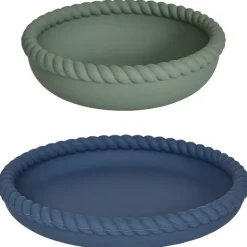 Outlet OYOY Mini Mellow Tallerken og Skål 2 stk, Blue/Olive