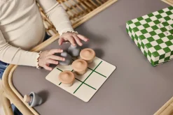 Outlet Mushroom TicTacToe Brætspil, Multi Børn Spil|Baby- Og Småbørnslegetøj