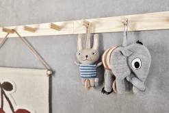Børn OYOY Mini Musikuroer Og Aktivitetsophæng|Børneværelse > Musikuro Kanin Felix H24 cm, Multi