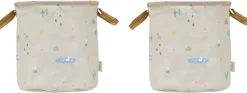 Børn OYOY Mini Opbevaring Til Børneværelset|Børneværelse > Opbevaringskurv Hjort og And 2 stk. H32 cm, Beige
