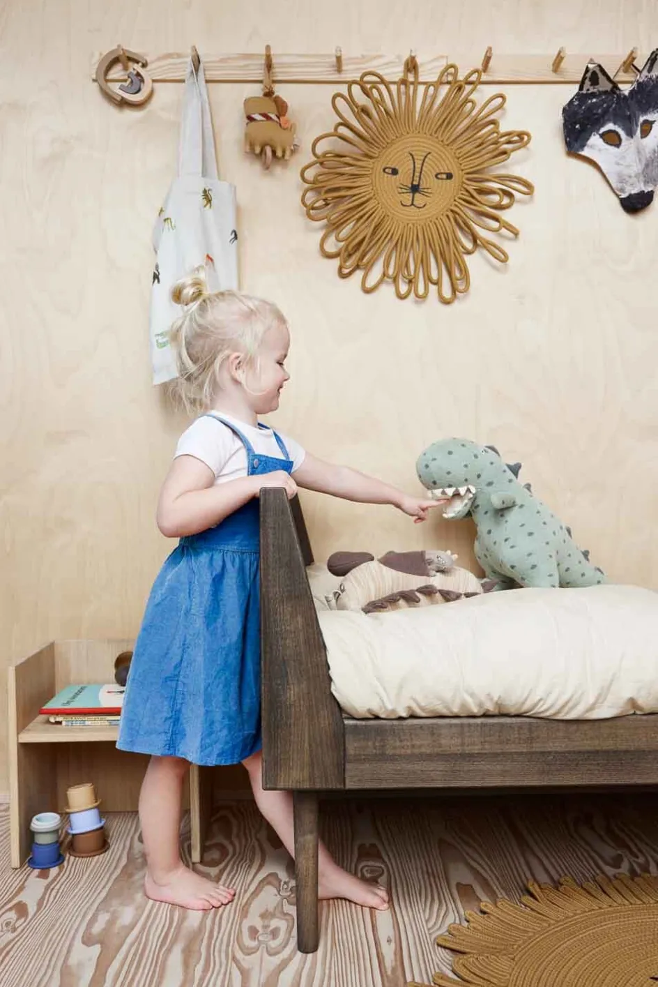 Discount OYOY Mini Tøjdyr Dinosaur Theo, Grøn