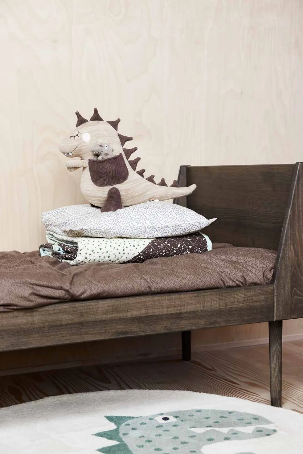 Børn OYOY Mini Tøjdyr Og Nusseklude > Tøjdyr Dinosaur Dina & Bobo, Beige