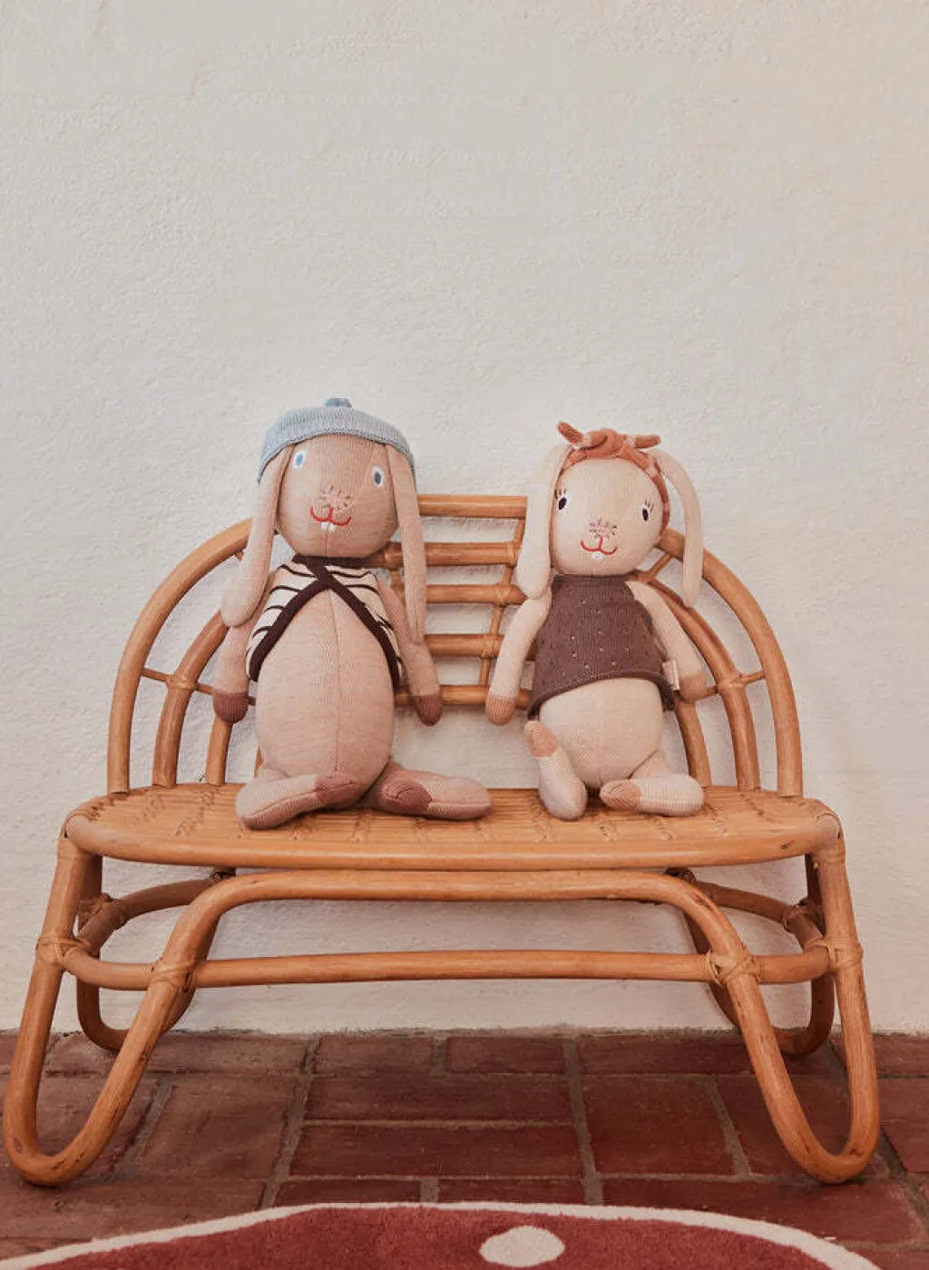 Børn OYOY Mini Tøjdyr Og Nusseklude > Tøjdyr Kanin Jolien 37 cm, Beige