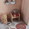 Sale Vægspejl Kirsebær H42,5 cm, Natur Børn Entre|Børneværelse